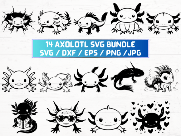 Axolotl Stencil: A Modern Design Asset for Creative Projects