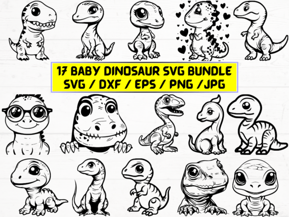Baby Dinosaur Cricut SVG: A Digital Design Resource for Craft Enthusiasts