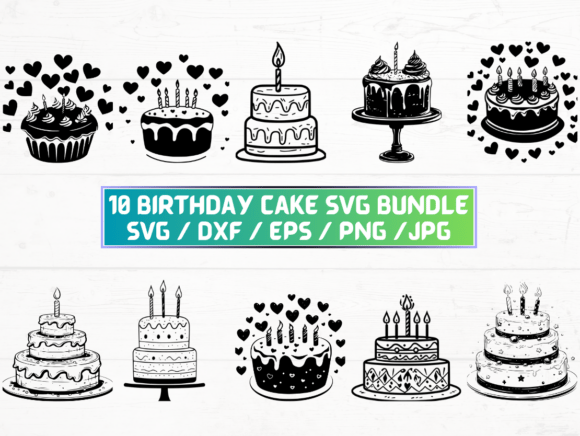 Birthday Cake Outline SVG: A Versatile Digital Asset for Creative Projects