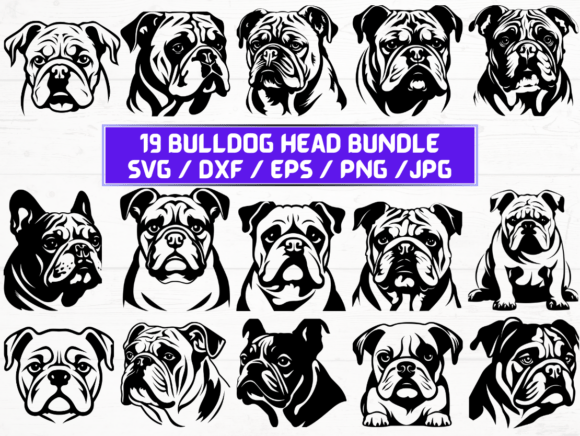Bulldog Head Laser Cut: A Versatile Digital Design Resource for Crafters and Creators