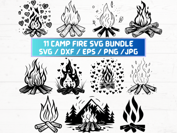 Camp Fire Clipart: A Versatile Digital Asset for Modern Creators and Businesses