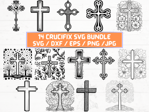 Cross Crucifix Laser Cut