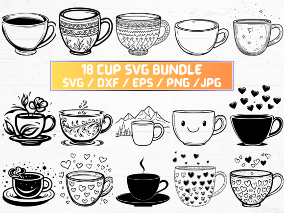 Cup Cricut SVG Files for Creative Projects