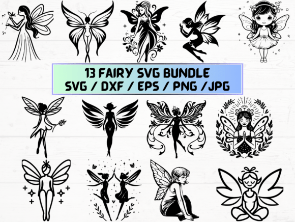 Fairy Laser Engraving Cut Files