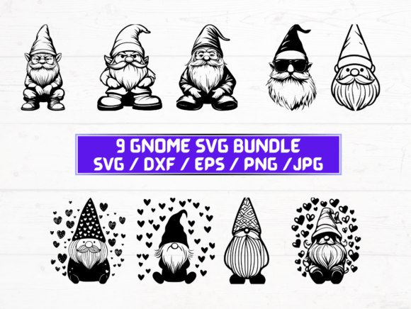 Gnome SVG Bundle: A Versatile Digital Asset for Creators and Businesses