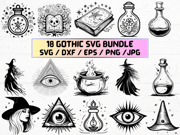 Gothic Svg Laser Cut Files