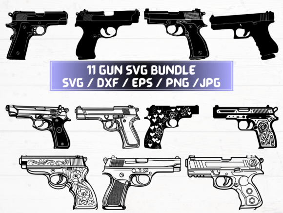 Gun SVG File: A Digital Asset for Modern Designers and Creators