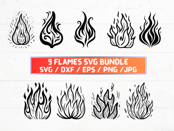 How to Use Flames SVG File in Your Creative and Business Workflows