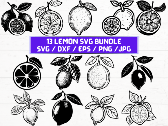 Lemon SVG Bundle: A Versatile Asset for Designers and Creators