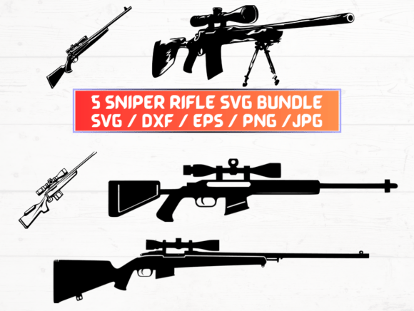 Sniper Rifle SVG: A Versatile Digital Asset for Creative and Practical Applications