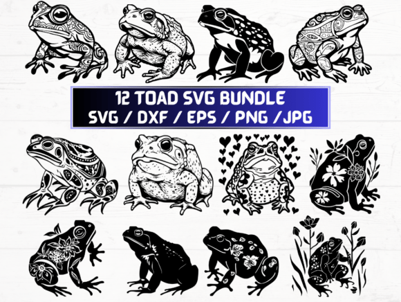 Toad Stencil Design