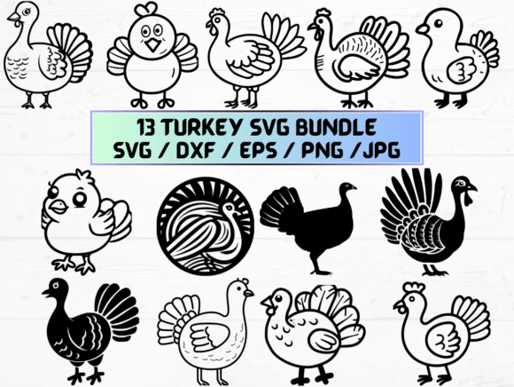 Turkey Silhouette Files: A Digital Asset for Creative and Professional Workflows
