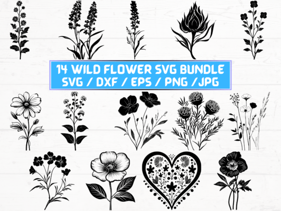 Wild Flower Laser Cut: A Digital Asset for Creatives and Professionals