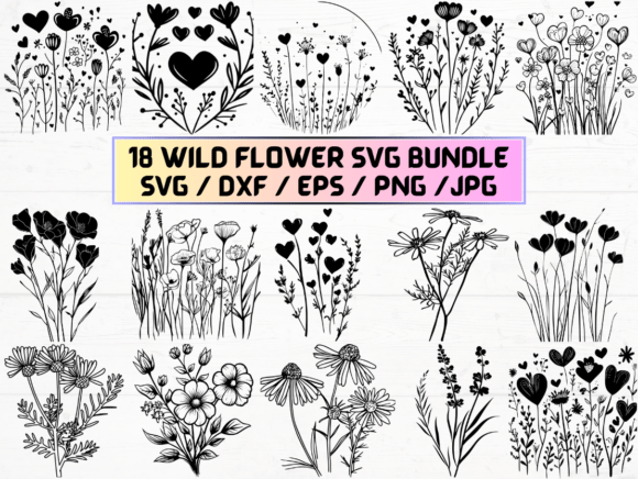 Wild Flower Svg Shirt: A Versatile Digital Design Resource for Creators and Entrepreneurs
